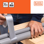 BLACK+DECKER Duct tape 48mmx10mtr ezüst szín, 150 micron (BXPATA7005)
