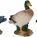 ARTICASA Kerti dekor kacsa 3 féle 5x9.5x11cm thumbnail 1