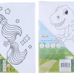 CREATIVE KIDS Kifestő szett (festővászon, paletta, 3 ecset, 6 szín) 2 féle thumbnail 1