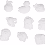 CREATIVE KIDS Kifesthető állt figurák (10 állat, 6 szín, 1 ecset)