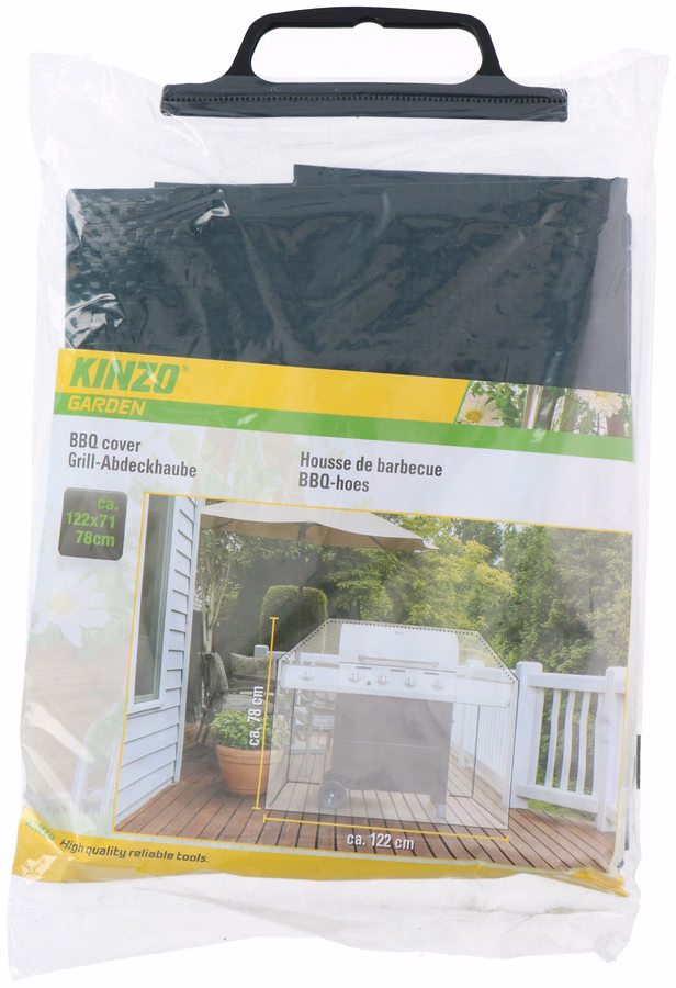 KINZO GARDEN Grillsütő takaró ponyva 122x71cx76m - Image 1 of 2