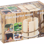 Grillbegyújtós fa 7,5x8cm 2db 100gr thumbnail 1