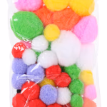 CRAFT Kreatív pom-pom 100db 4 féle
