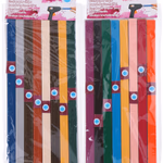 CRAFT Kreatív papír csíkok 26cm 40db 3 féle