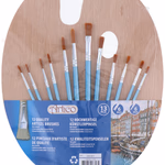 ARTICO ecset készlet 13 részes 6 x kerek / 6 x lapos + 1 paletta  thumbnail 1