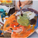 ARTICO ecset készlet 13 részes 6 x kerek / 6 x lapos + 1 paletta  thumbnail 4