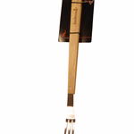 BBQ COLLECTION Grillező húsvilla INOX fanyelű 41cm thumbnail 1