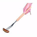 BBQ COLLECTION Grillező húsvilla INOX fanyelű 41cm thumbnail 3