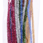 CRAFT Kreatív zsenília 30cm 30db csillámporos