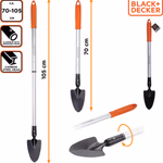 BLACK+DECKER Ásó - ültető teleszkópos nyéllel 77-105cm thumbnail 1