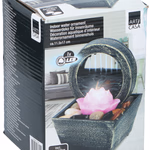 ARTICASA Asztali szökőkút elemes (2xAA, nem tart.) 11x11x17cm Lótusz -  thumbnail 3