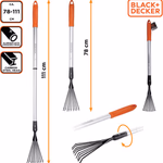 BLACK+DECKER Gereblye teleszkópos nyéllel 78-111cm thumbnail 1