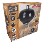 BBQ COLLECTION Grillsütő. Faszenes, gömbforma, kerekes, 45x60 cm thumbnail 3