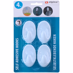 ALPINA Fali kampó öntapadós fehér, 4/6/8db, 3 féle thumbnail 4