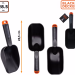 BLACK+DECKER Ültetőkanál 28,5 cm polipropilén thumbnail 1