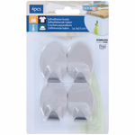 Akasztó öntapadós, INOX 4 féle thumbnail 3