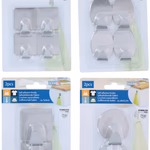 Akasztó öntapadós, INOX 4 féle thumbnail 1