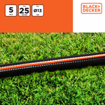 BLACK+DECKER Locsolótömlő készlet 4 csatlakozóval ⌀13mmx25m thumbnail 5