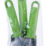 KINZO GARDEN Kézi szerszám szett 3db-os (ásó, kapa, gereblye) easy grip markolattal  thumbnail 2