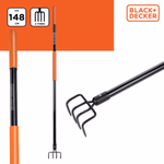 BLACK+DECKER Kultivátor üvegszálas 148x12cm