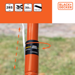 BLACK+DECKER teleszkópós ágvágó (max 30mm) és fűrész, 285cm, 2,236kg thumbnail 5
