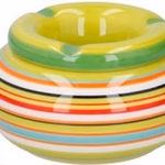 Hamutartó kerámia, csíkos D13,5cm, 3 féle thumbnail 2