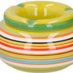 Hamutartó kerámia, csíkos D19,5cm, 3 féle thumbnail 2