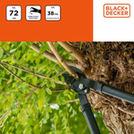 BLACK+DECKER Ágvágó, mellévágó (28'') 72cm. max 38mm vágás vastagság thumbnail 5
