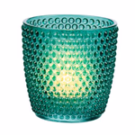 ARTICASA Gyertyatartó üveg 7,5x7,5x7,5cm 4 színben display (12) -  thumbnail 5