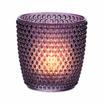 ARTICASA Gyertyatartó üveg 7,5x7,5x7,5cm 4 színben display (12) -  thumbnail 4