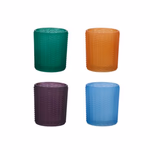 ARTICASA Gyertyatartó üveg 5,5x5,5x6,5cm 4 féle display(12) -  thumbnail 2