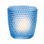 ARTICASA Gyertyatartó üveg 7,5x7,5x7,5cm 4 színben display (12) -  thumbnail 6