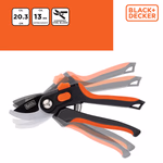 BLACK+DECKER Metszőolló, mellévágó 20,3cm edzett acél pengével thumbnail 4