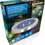 GRUNDIG Kerti lámpa SOLAR INOX leszúrható lapos 12cm 2 SMDLED 1000mAh akku  thumbnail 3