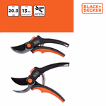 BLACK+DECKER Metszőolló, mellévágó 20,3cm edzett acél pengével thumbnail 2