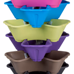 Kaspó TRIO 38x38x11cm 3szín thumbnail 1