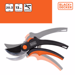 BLACK+DECKER Metszőolló, mellévágó 20,3cm edzett acél pengével thumbnail 7