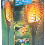 GRUNDIG Kerti SOLAR lámpa leszúrható tűzeffektes 9x59cm 30SMD LED 1xAA Ni-Mh 600mAh 1,2V 
