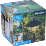 GRUNDIG Solar lámpa újratölthető elemmel (1db AA Ni-MH 1.2V 600mAh) 21,8x21,8x40,5cm - 