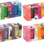 ARTICASA Illatgyertya üvegben 3 darab. 5*6cm, 375gr, 4 féle -  thumbnail 1