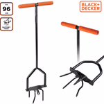 BLACK+DECKER Gyomláló forgó fejjel 96x31x12cm thumbnail 2