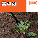 BLACK+DECKER Gyomláló teleszkópos nyéllel 77 - 112cm thumbnail 4
