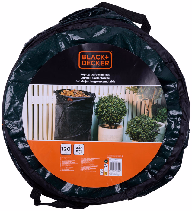 BLACK+DECKER Falevélgyűjtő zsák POP UP 120L 45x75cm - Image 1 of 3