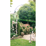 KINZO GARDEN Rózsafuttató kapu 140x240cm fém 1677gr 0,3mm falvastagcságú csőből -  thumbnail 2