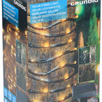 GRUNDIG Kerti SOLAR fényfüzér 10m 100db meleg fehér  thumbnail 2