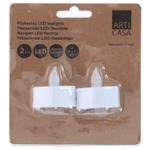 ARTICASA Teamécses LED 2db 3,7x3,7x3,7cm, CR2032 (tartozék) - 