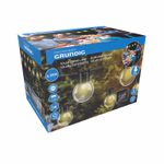 GRUNDIG SOLAR LED füzér 20db fény fehér 485cm 1.2V Ni-MH 600mAh 