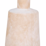 ARTICASA Váza üveg fehér 11,5x11,5x18cm - 