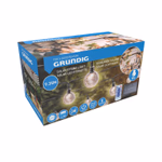 GRUNDIG SOLAR LED 50db füzér meleg fehér fény 755cm 3.7V 1200mAh 