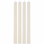 ARTICASA Rusztikus gyertya papírdobozos 4db 25cm krémszínű -  thumbnail 2